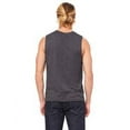 thumbnail image 2 of The Bella + Canvas Unisex Jersey Muscle Tank Top - DK GREY HTHR - XL, 2 of 2