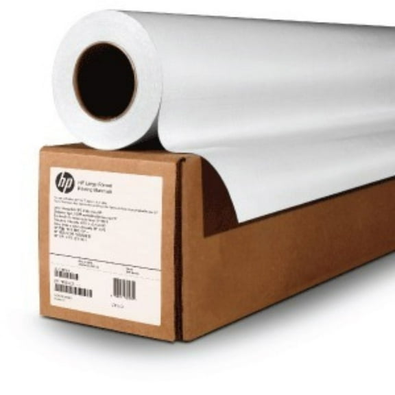 DesignJet Inkjet Large Format Paper 7 mil, 60" x 100 ft, Semi-Gloss White