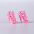 thumbnail image 4 of Zapatos De Muñeca 50 Uds. Botas de muñeca Mini muñeca femenina de plástico zapatos casuales para cambiarse de ropa juego, 4 of 8