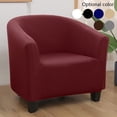 thumbnail image 1 of Tub Chair Covers Elastic Armchair Covers Chair Slipcovers for Living Room Stretch Sofa Couch Covers Washable Removable Soft Armchair Slipcover for Bar Counter Dining Room, 1 of 3
