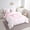 Pink G, variant on Erosebridal Letter Bow Bedding Sets Twin Size,Monogrammed Initial Comforter Sets with Sheets,Dreamy Room Decorative,Reversible,7pcs