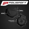 thumbnail image 4 of Polisport Clutch and Ignition Cover Protector Kit (Black) - Compatible with KTM XC-F/SX-F 250/300 (2009-2016) & Husqvarna FC 250/350 (2014-2015), 4 of 9