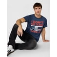 thumbnail image 2 of Camiseta Nintendo Leveling Up para Hombre Azul Marino Talla L, 2 of 6