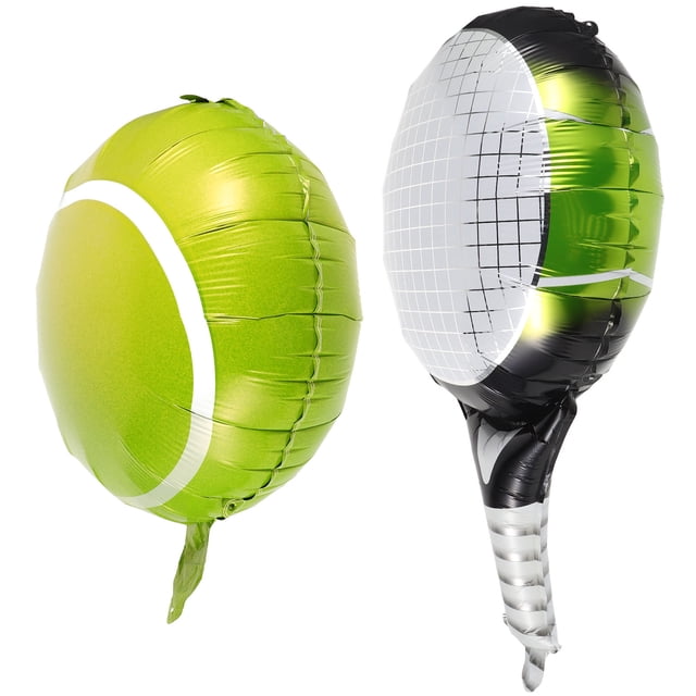 HOOWIFFY Tennis Balloons Decor Tennis Balloons Green Inflatable Design for Sports Theme Parties 1 Set