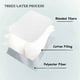 thumbnail image 5 of Sobrecolchón aislante amarillo de fibra, cojín protector para camas de hotel, transpirable e impermeable, para dormitorio, fibra antideslizante, 100% poliéster, para cama principal, 5 of 8