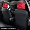 thumbnail image 3 of Kdxio Love Heart Pattern Print 2 Piece Car Head Rest Covers Set Auto Front/Rear Seats Headrest Cover Universal Fit Most Cars,Sedan, SUV, 3 of 9