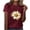 Wine, variant on Relaxed Fit Womens Basic Crewneck Short Sleeve Solid Color Sunflower Graphic Print Breathable Summer Tee for Outdoor Casual