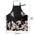 thumbnail image 2 of Kdxio Japanese White Crane Apron with Pockets Adjustable Kitchen Aprons for Men Women Waterproof Aprons for Cooking,Drawing,Crafting, Baking Household Cleaning, 2 of 8