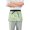 Cartoon Duck and Flowers, variant on Cute Capybaras Server Apron with 3 Pockets Waterproof Waitress Waist Short Apron for Man Woman 12 Inches