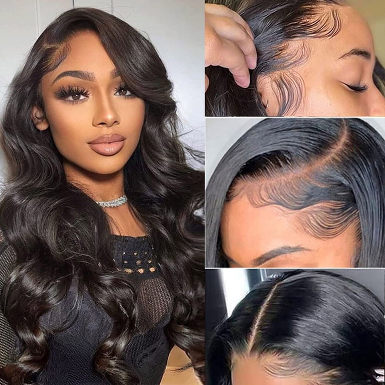 13x6 HD Lace Front Wig Human Hair Body Wave Pre Plucked Baby Hair Kbeth 13x6 Brazilian Virgin Body Wave Lace Front Wig 22 Inch  main image 3