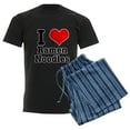thumbnail image 6 of CafePress - I Heart (Love) Ramen Noodles Men's Dark Pajamas - Men's Dark Loose Fit Cotton Pajama Set, 6 of 7