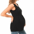 thumbnail image 4 of Beaisland 3 Pack Women Maternity Tank Tops Sleeveless Pregnancy Tank Shirts Postpartum Tops Basic Shirts Summer, 4 of 6