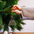 thumbnail image 4 of Christmas Tree Shaped Animal Ornaments, Cute Animal Pendants, Acrylic Flat Xmas Decorations, Winter Home Decor, Tree Hanging Ornaments for Mantel Window Door, Unique Gift for Animal Lovers, 4 of 7