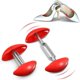 thumbnail image 1 of 2 piezas con zapatos ajustables save shoes zapato hombre zapatos mujer Exploder Souper para hombre zapatos para mujer, 7-12 cm rojo esquí esquí Gafas de esquí, 1 of 4