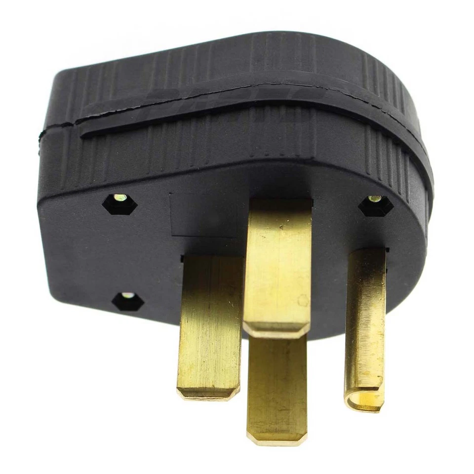 BUTTERFLY- New Industrial Grade Nema 14-50P 50A 125V Straight Blade Us Four Holes Plug