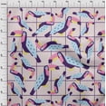 thumbnail image 4 of oneOone Cotton Poplin Twill Purple Fabric Tropical Toucans Birds Dress Material Fabric Print Fabric By The Yard 56 Inch Wide, 4 of 4