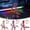 E, variant on DAMAI 3PCS Poseable Action Stick Figure,Multi Color Plastic Jointed Dummy With Removable Clear Blade & Spear Weapon Accessories,Tabletop Decor For DIY Pose Crafting Office Shelf Display