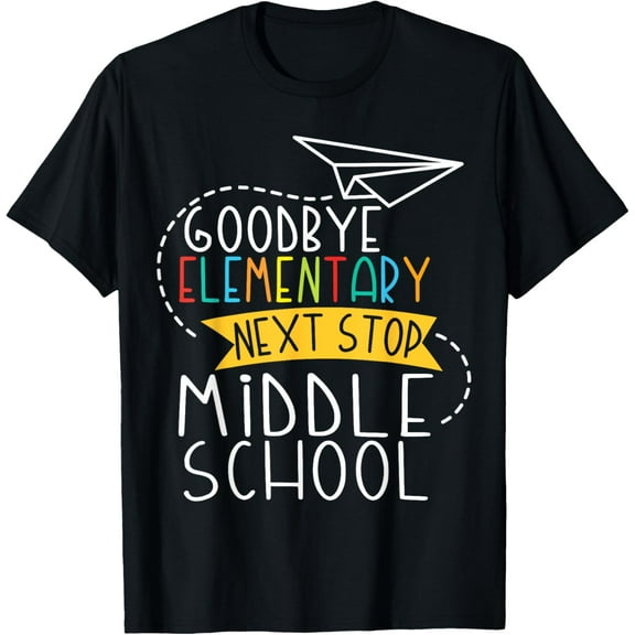 Next Stop Middle School Elementary School Graduate T-Shirt