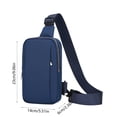 thumbnail image 3 of Clearance Under $5 Boovnll Sling Bag for Women Men, Multipurpose Large Capacity Crossbody Bag, Fashion Portable Chest Bag for Outdoor Hiking, Camping, Trip, Travel, Backpack, Sling Bag, 3 of 6