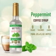 thumbnail image 2 of Matteo's Sugar Free Coffee Syrup, Peppermint, 750mL, 0 Calories, 0 Sugar, (Single Bottle), 2 of 5