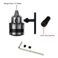 thumbnail image 2 of B12 Drill Chuck With Wrench Clamping Range 1.5-10Mm Cnc Machine Convert Adapter, 2 of 7