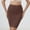 c01Brown, variant on Half Slips for Women Solid Color underskirt Slip Skirt High Waist under Dress Slips for under Dresses Shapewear Slip Brown S
