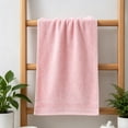 thumbnail image 4 of Extra-Large Cotton Bath Towel, 74 x 33 cm, Lightweight, Soft, Absorbent, Quick-Drying, Multicolor Design, 4 of 6
