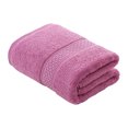 thumbnail image 1 of Toalla de algodón de rizo, suave y absorbente, agradable para la piel, de color sólido, jacquard, para ducha, para el hogar, baño, spa, salón de belleza., 1 of 8