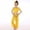 Yellow, variant on Exquisite Handmade Belly Dance Set for Girls Kids Performance Outfit