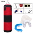 thumbnail image 2 of Bangcool Punching Bag Set Unfilled Boxing Bag with Thai Training Gloves Mouth Guard, 2 of 10