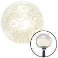 thumbnail image 1 of White Angry Dog Clear Metal Flake Shift Knob with M16 x 1.5 Insert Shifter Auto, 1 of 1