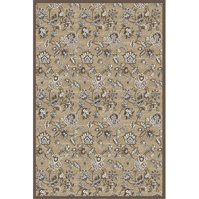 Radici 3475-0012-BEIGE Pisa Rectangular Beige Traditional Turkey Area Rug- 7 ft. 10 in. W x 10 ft. 6 in. H
