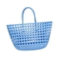 thumbnail image 4 of Bolso de mano tejido para mujer, bolso de hombro, moderno bolso de viaje, hueco para picnic Azul claro, 4 of 9