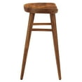 thumbnail image 4 of Saville Backless Wood Counter StoolsSet of 2 in Walnut, 4 of 10