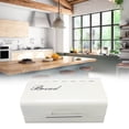 thumbnail image 4 of Bread Bin, Bread Container Large Capacity Wear resistant Save Countertop Space  With Clamshell Door For Home Kitchen For Office White, 4 of 8