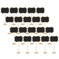 thumbnail image 2 of Mini Tableau Noir, 20 Pcs Tableau Noir en Bois Décoration Art Verticale Tableau Noir Robuste et Résistant, 2 of 9