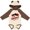 Natural & Brown w Ears, variant on Inktastic My Grandpa Loves Me with Cute Ladybugs Boys or Girls Long Sleeve Baby Bodysuit