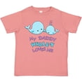 thumbnail image 3 of Inktastic My Daddy Whale-y Loves Me Boys or Girls Toddler T-Shirt, 3 of 5