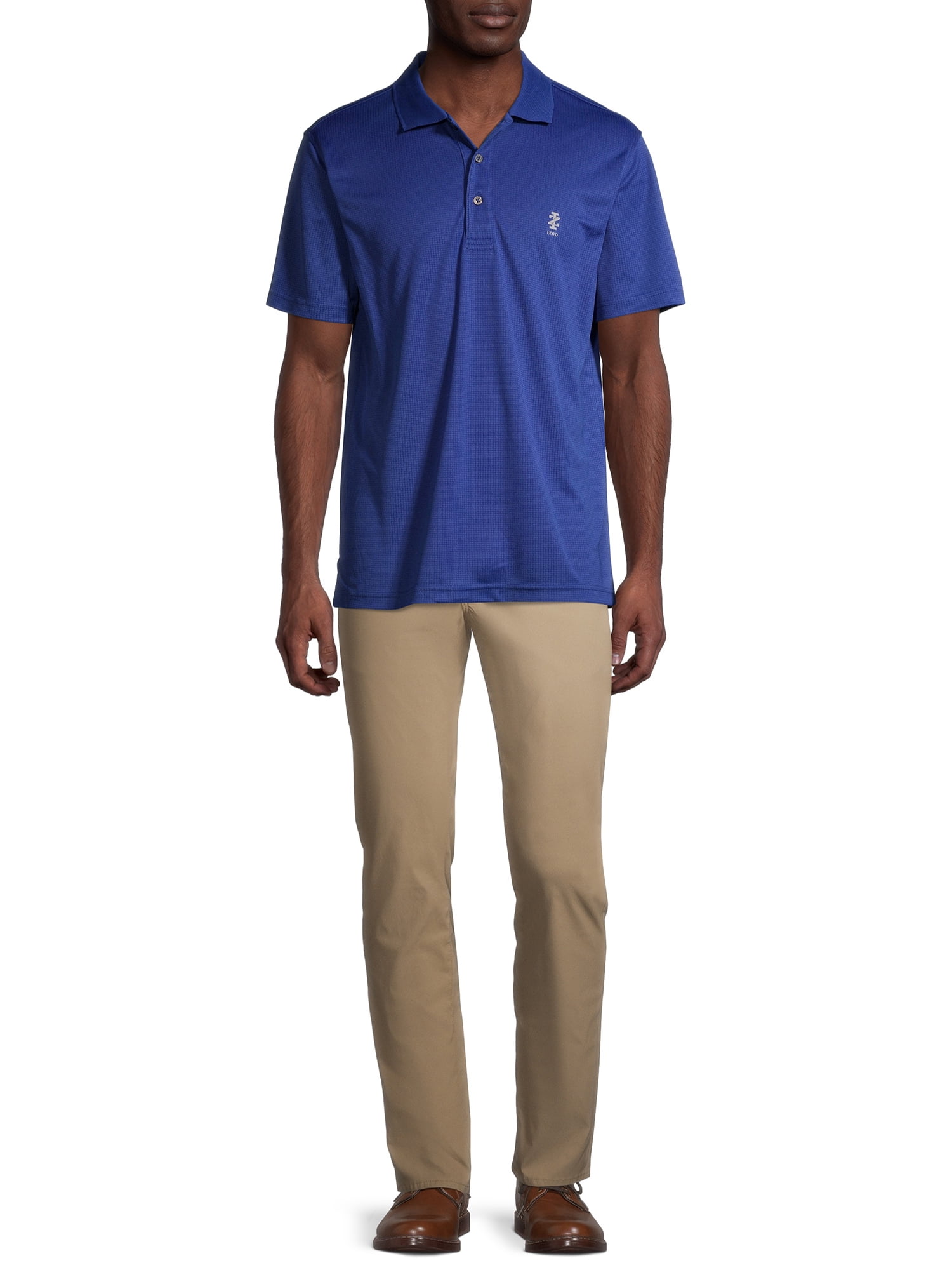 IZOD Men's Golf Comfort Stretch Grid Polo Shirt