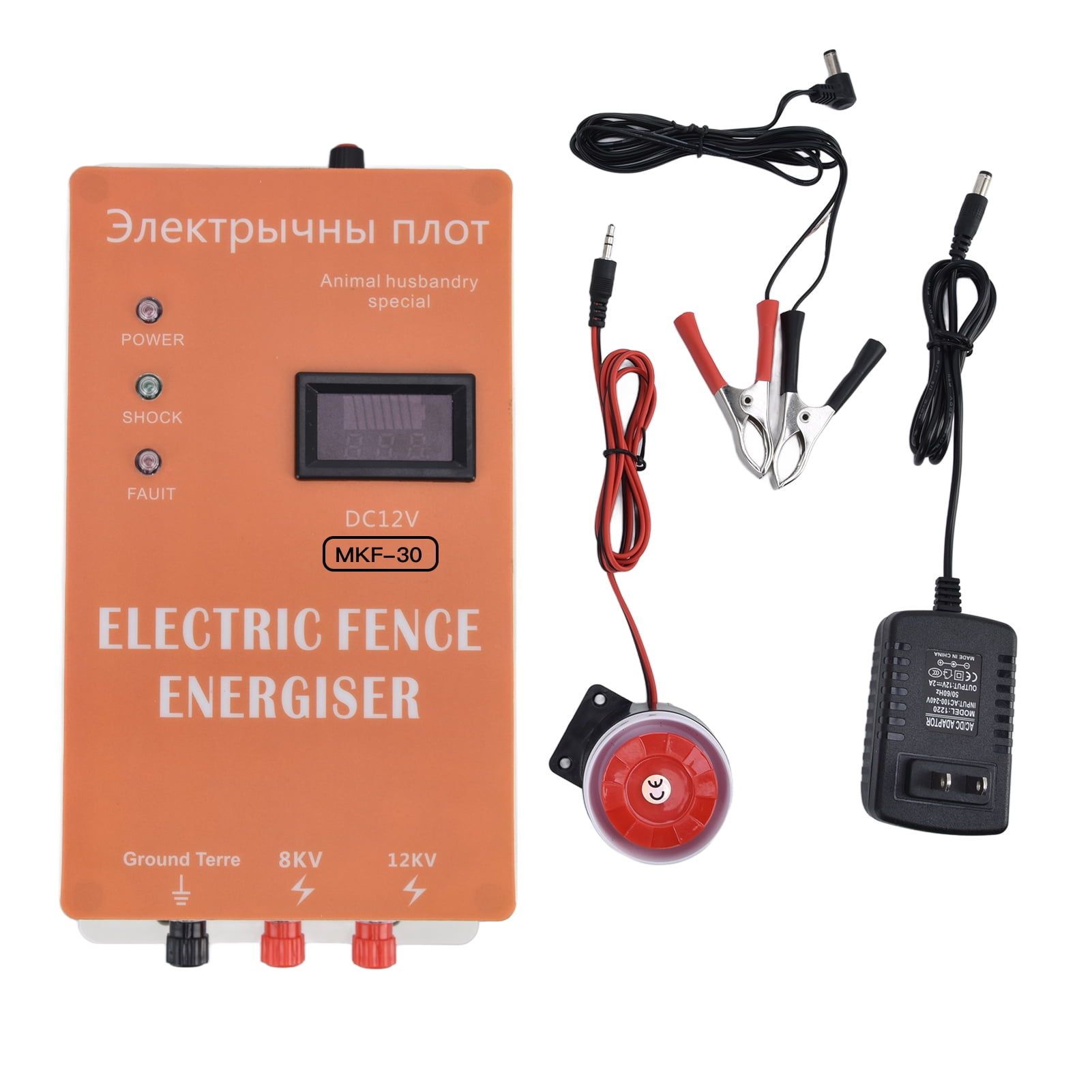 Pulse Electric Fence, Animal Fence Alarm High Voltage Multi Power