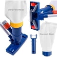 thumbnail image 1 of Manual Pool Vacuum for Above Ground Pool(2025 Upgrade) with Fine Mesh Bag& 56" Pole, Handheld Pool Vacuum Jet Underwater Cleaner, Spa Pool Vacuum Cleaner Attach to Garden Hose, 1 of 5