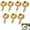 Gold, variant on Short Handle Spoons,Tutuviw 7 Pcs Small Spoons for Condiments,304 Stainless Steel Spice Spoons,Ice Cream Dessert Spoon,Small Canister Scoops,Jar Spoons for Honey/Coffee/Salt/Mustard (Silver)