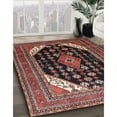 thumbnail image 2 of Ahgly Company Indoor Rectangle Traditional Orange Salmon Pink Medallion Area Rugs, Swatch Sample, 2 of 6