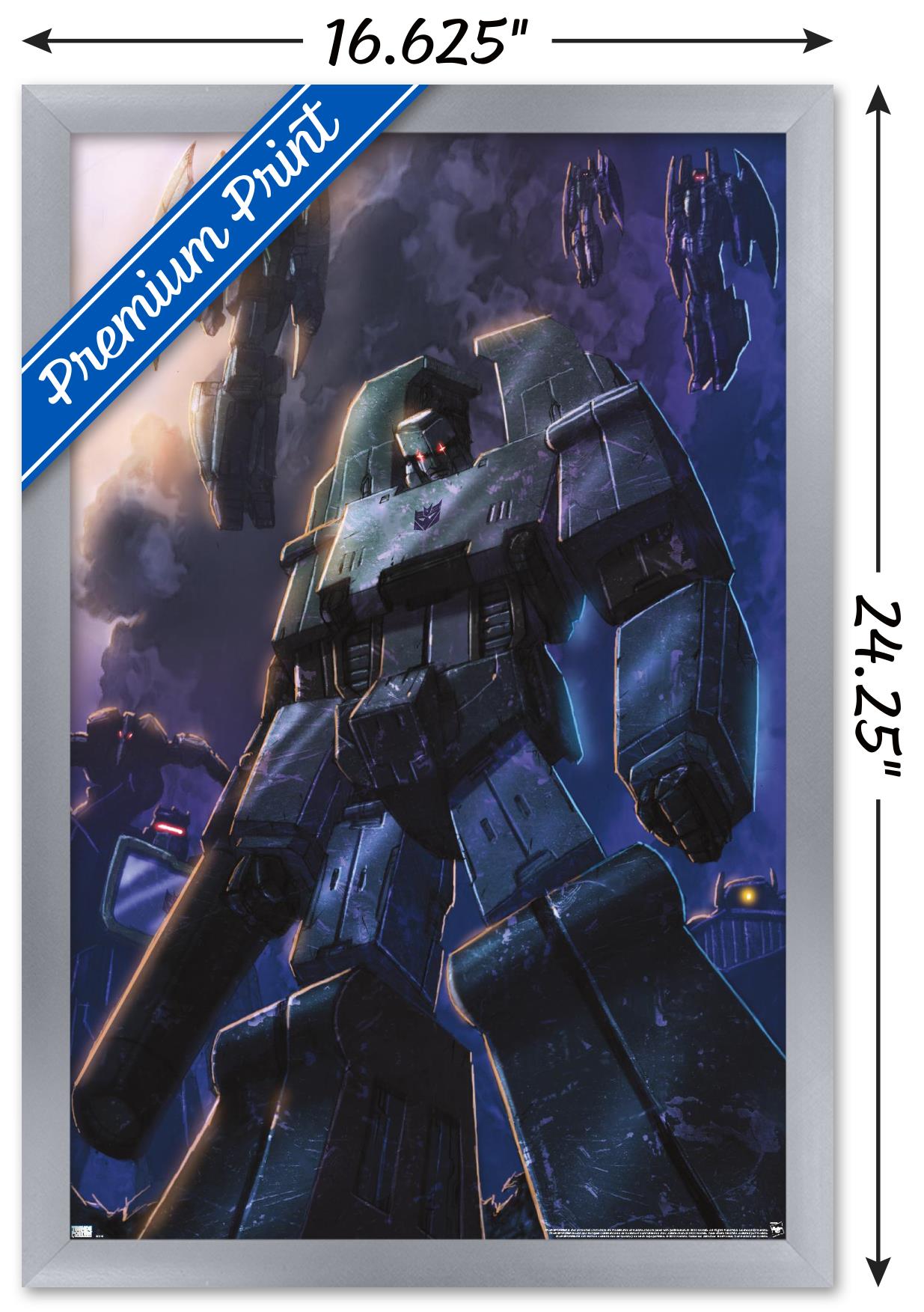 Hasbro Transformers - Decepticons Wall Poster, 14.725" x 22.375" Framed