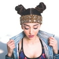 thumbnail image 2 of Unique Bargains 1 Pc Headband Leopard Pattern Hairband for Women Yellow Brown, 2 of 6