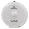 Sofpull Mini Centerpull Single-Roll Bath Tissue Dispenser, 8.75 X 7 X 9, White | Bundle of 2 Each
