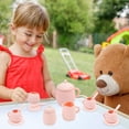 thumbnail image 4 of Set de fiesta de té MCGMITT de silicona para niños pequeños con tetera y tazas, 4 of 9