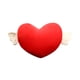 thumbnail image 2 of Cojín decorativo en forma de corazón – Cojín de poliéster mullido • Rosa, rojo • 23,6x12,6 pulgadas • Textura suave • Regalo romántico para aniversario, San Valentín, decoración del hogar, sofá, cama, 2 of 6