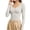 White, variant on purcolt Womens Fleece Lined Thermal Shirts Long Sleeve V-Neck Seamless Base Layer Tops Casual Soft Comfort Warm Winter Cold Weather Undershirts