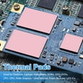 thumbnail image 6 of Uxcell Thermal Pads 100x100x0.5mm, 6 Pcs Silicone Cooling Thermal Pad for CPU GPU M.2 SSD NVMe Pink, 6 of 7